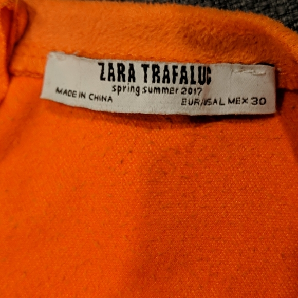 Zara Orange shirt - Picture 3 of 5